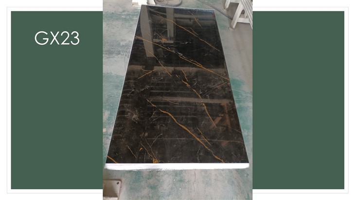 Black Gilded PVC Wall Panel high quality