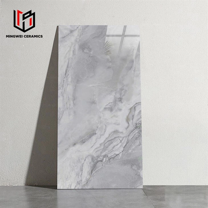 Ren grå glansig keramisk plattor